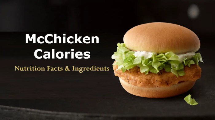 Mcchicken 5 dollar meal nutrition facts