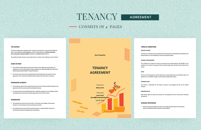 House rent contract agreement